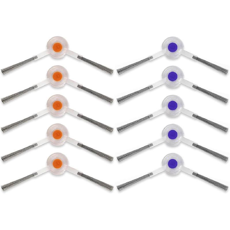 (10 кусочков) Сменная боковая щетка, совместимая с роботом-пылесосом и полотером Narwal Freo/Freo X Ultra/Freo X Plus/Freo Z Ultra, Боковая щетка для робота-пылесоса