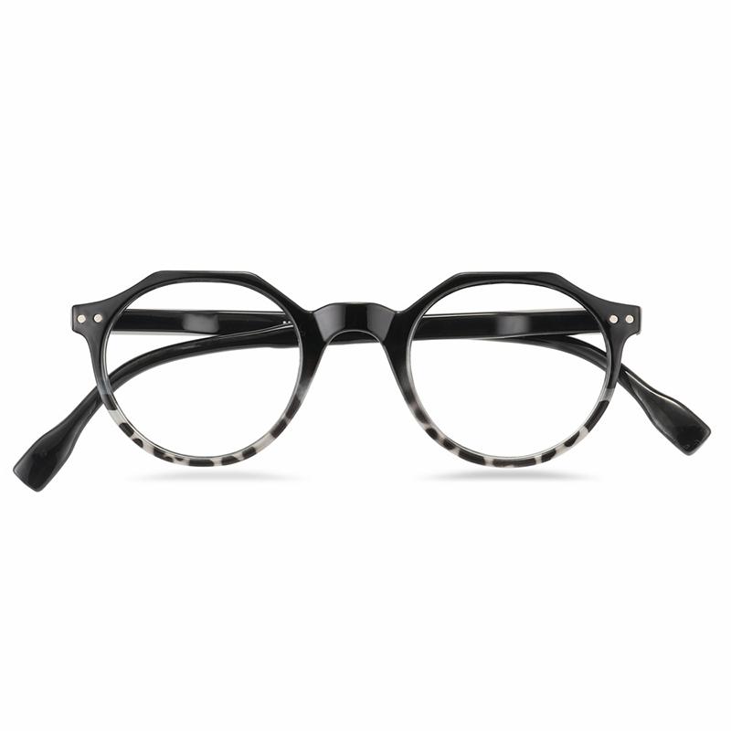 May Flower Decorative Computer Eyeglasses Frame For Women Blue Light Reading Glasses Round Women's Eyeglasses With Frame Eyewear