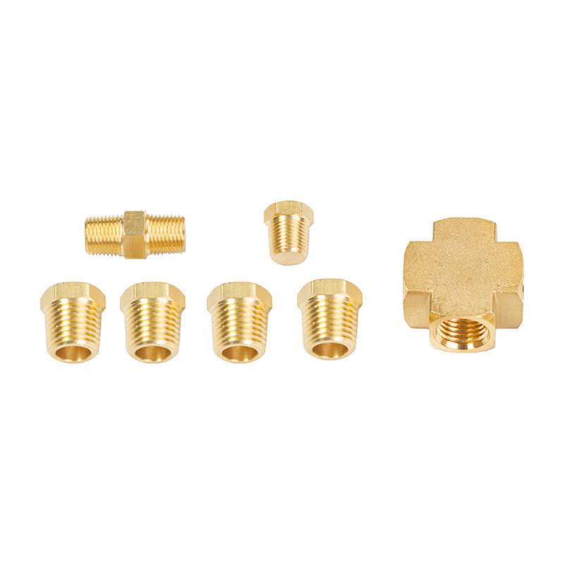 1set for Oil Pressure Distributor Sender Oil Temperature Sensor 1/8 Inch-27 NPT 1/4 Inch-18 NPT Car Adapter Distributor