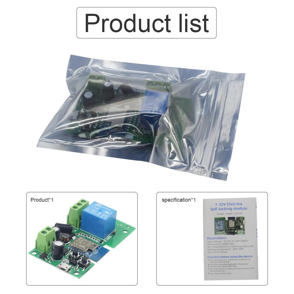 Verbessertes Smart Home Fernschaltermodul (7-32V)