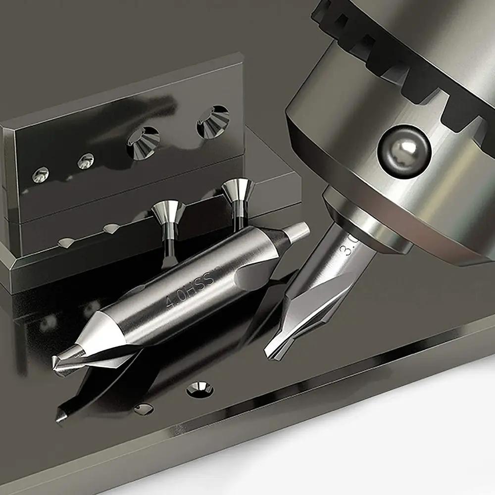 Hole Opener Cross Triangle Drill Drilling Tools Countersinks Angle Bit HSS Combined Center Drills Drill Bit Center Drill