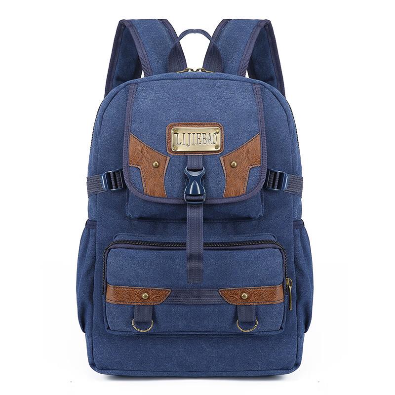 Milin KAMUANG Men s Retro Canvas Laptop Backpack