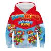 SuperThings Hoodies Kids Cartoon Sweatshirts Children Clothes Boys Girls Hooded Pullovers Fleeve Long Sleeve Tracksuit Sudadera