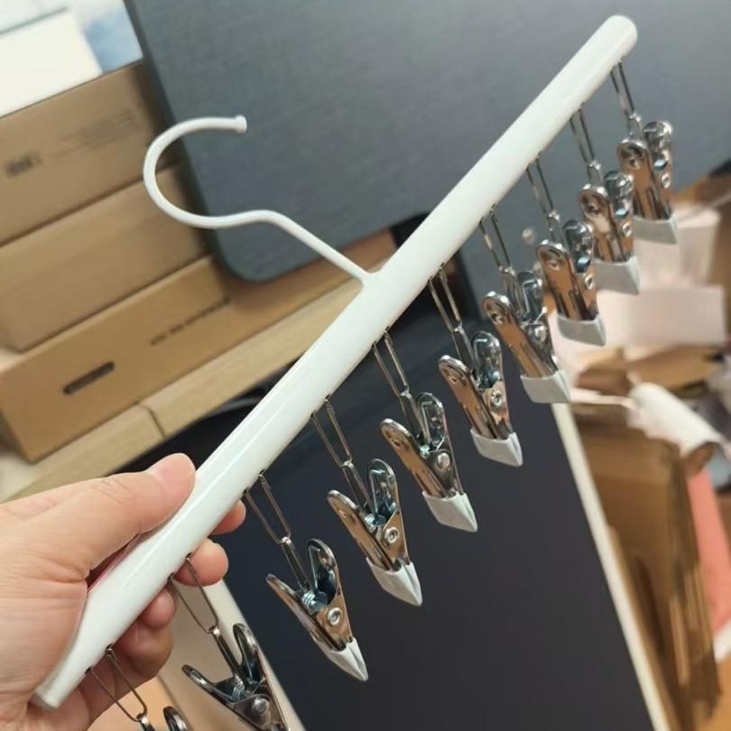 Выдвижная вешалка-крючок для хранения нижнего белья и майок дома, Выдвижная сушилка для шкафа.