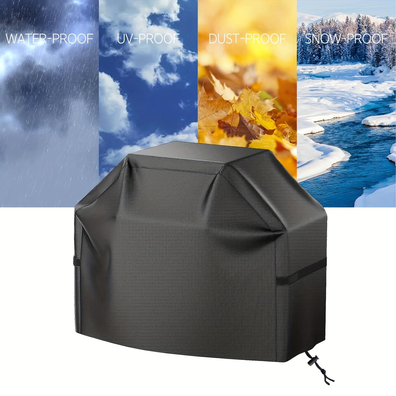 

Оксфордська тканина Кришка для барбекю на відкритому повітрі Водонепроникна кришка для духовки Садова захисна кришка Стійка до УФ-випромінювання Надміцна карбонова кришка для гриля 190*71*117cm