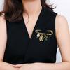 Elegant Crucifix Hollow Out Brooch For Women And Men Fashion Jewelry Accessory With Zinc Alloy Materials