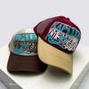 Baseball Letterings Alphabet Printed Color Contrast Blocking Style American Women  Men For Neutral Gender Fresh Caps Peaked Hats Breathable