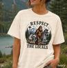 Jimothy Raccoon Shirt, Respect the Locals Tee, Bigfoot & Loose Zebra, Seattle Wa