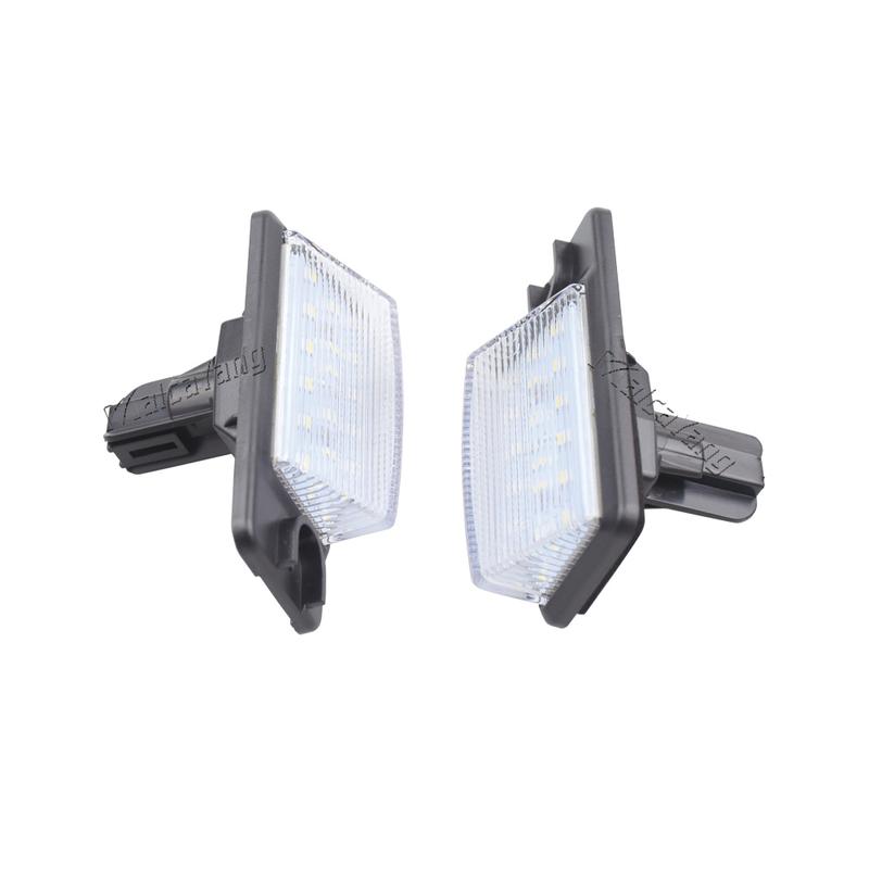 2Pcs Car LED License Number Plate Light Lamps For Nissan X-Trail T32 Murano Altima Maxima Rogue For Infiniti EX25 EX35 EX37