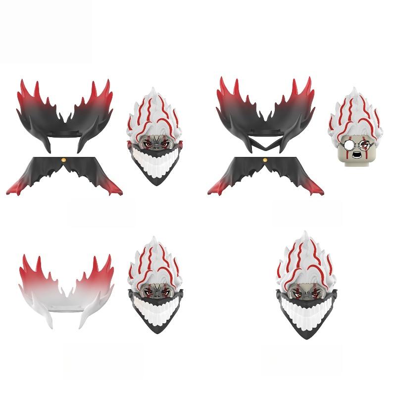1pcs Bold Party Building Block Manga Surrounding Male Lead Ekarlen Takakura Ken's Egg Searching Figures Assembling Toy Man 17