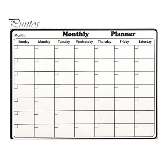 

Магнитный календарь на холодильник, стираемый сухим способом, многоразовый ежемесячный планировщик, белая доска, магнит на холодильник, домашний офис, еженедельное расписание, доска для планирования S