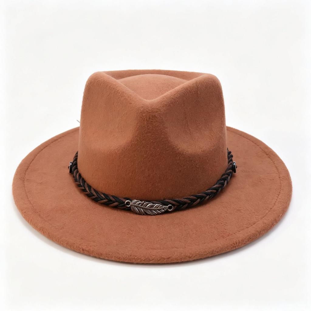 New Western Cowboy Hat Versatile Simple Accessories Cowboy Hat Hot Sale Fashion Trend Cowboy Hat Four Seasons
