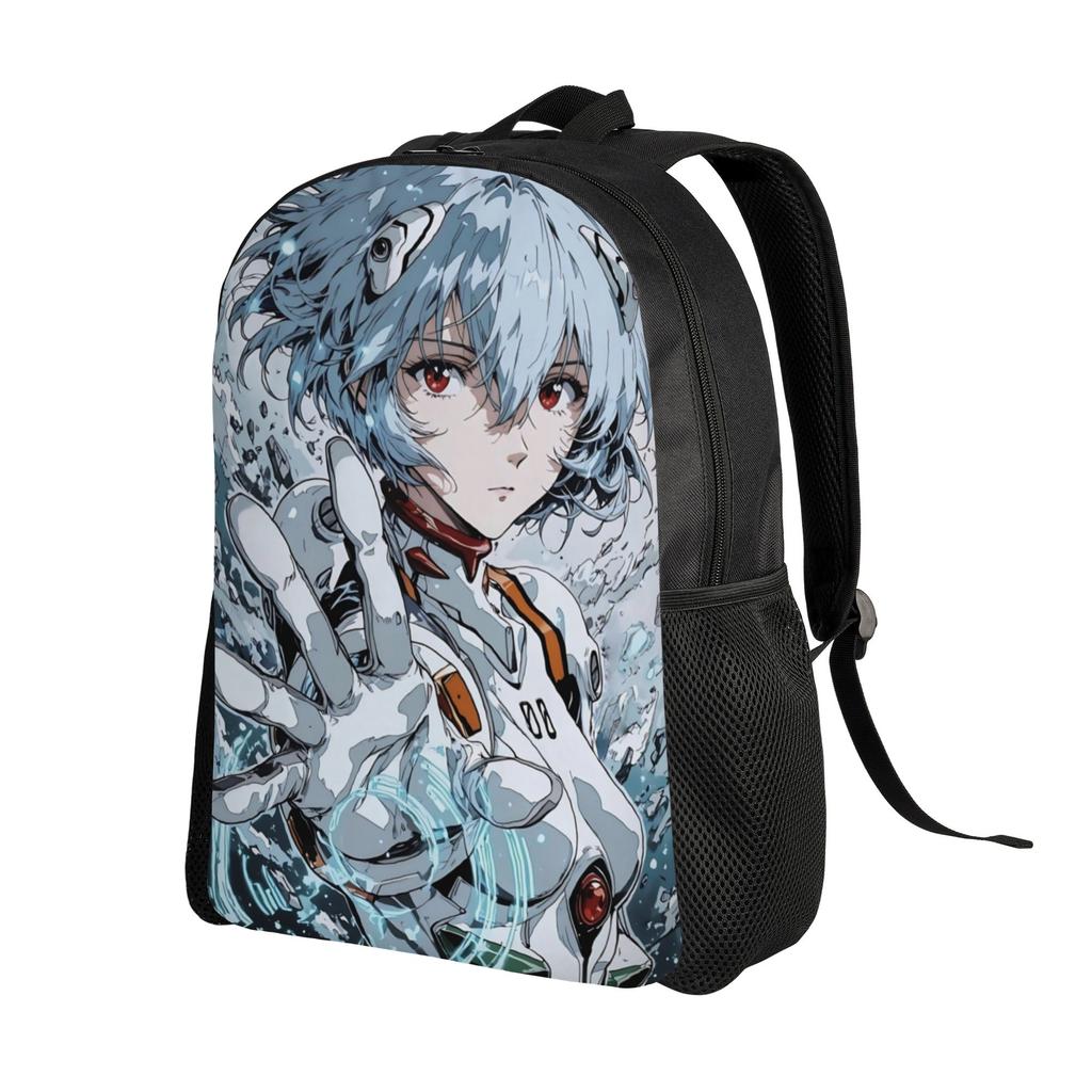 Zaino Neon Genesis Evangelion EVA Borsa Ita Ayanami Rei Mochila Quotidiano Scuola Superiore Robusto Zaino a Spalla