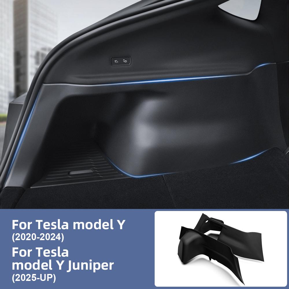 

For Tesla Model Y Juniper Launch 2025-2020 Guard Plates On Both Sides of The Trunk Trunk Anti Dirty Protective Pads Accessories
