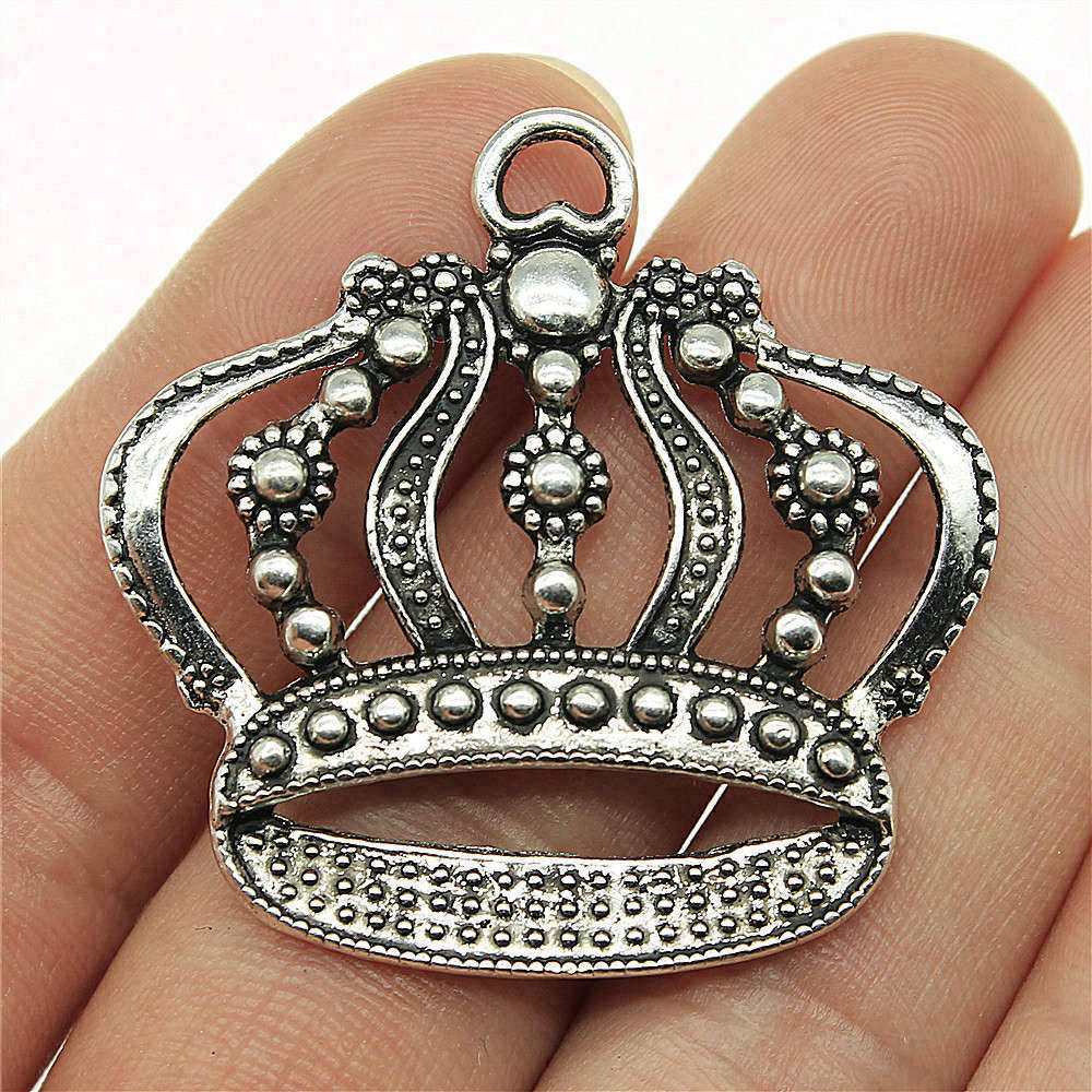 Charms Crown Pendants Minimalist Jewelry Components QC035