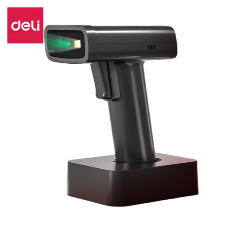Deli Wireless Barcode Scanner with Charging Base