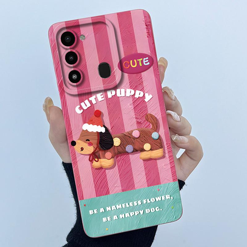 For Tecno Spark 8C Phone Case KG5k KG5j Cute Panda Girls Cats Liquid Silicone Back Cover For Tecno Spark Go 2022 Spark8C Funda