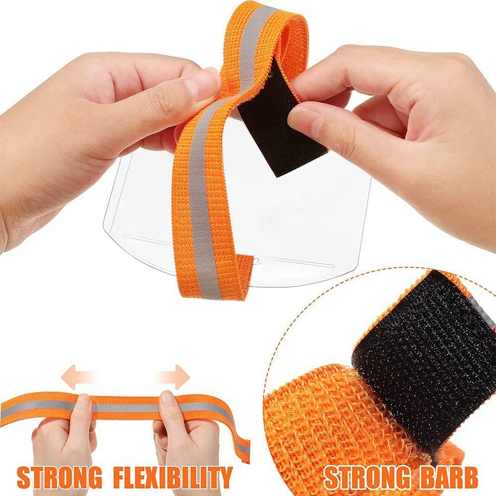 ID Badge Holder Arm Badge Holders Elastic Band Armband Credit Card Case  Offices