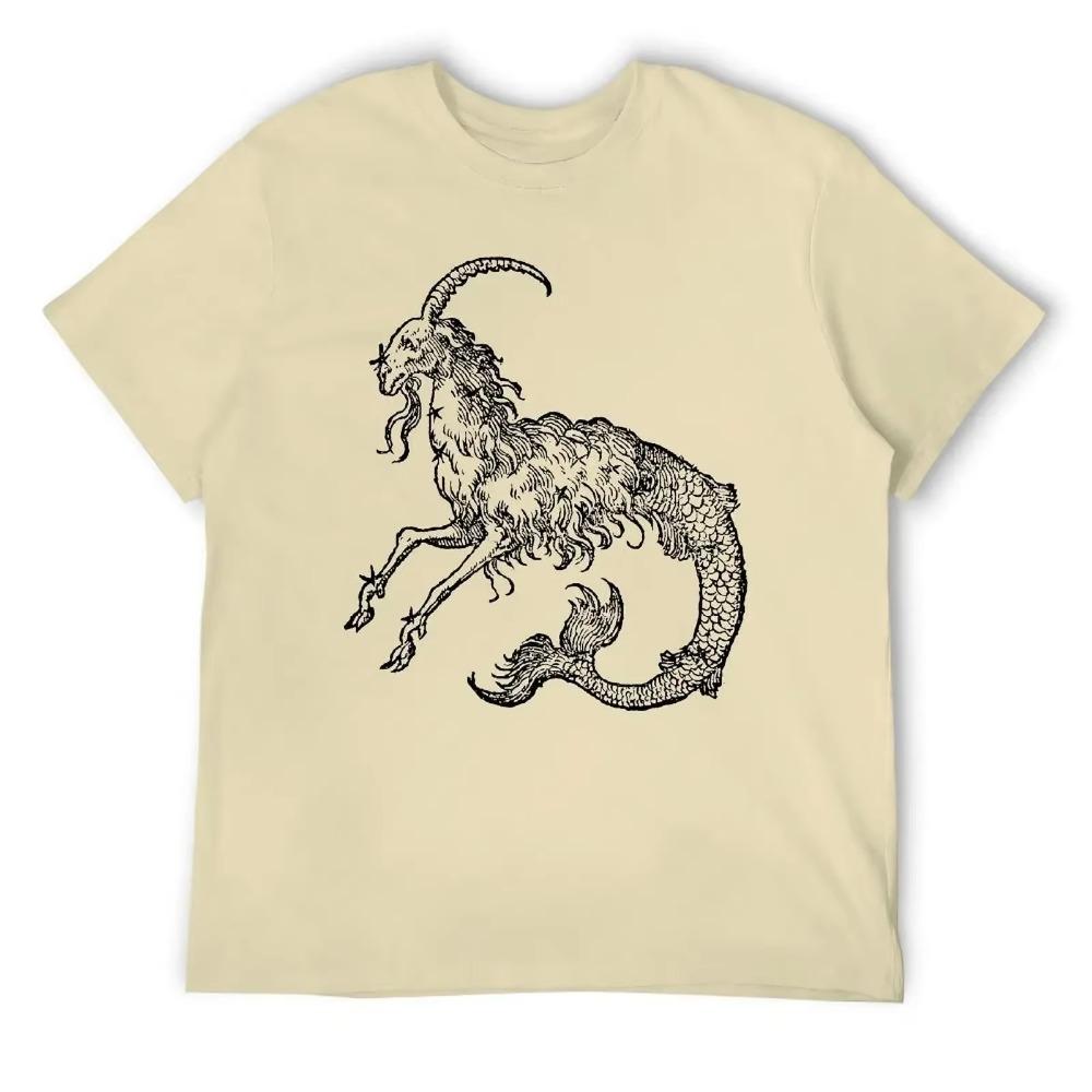 Capricorn Twelve Constellation (4) T-shirt Harajuku Move Tshirt Vintage Home Funny Novelty USA Size
