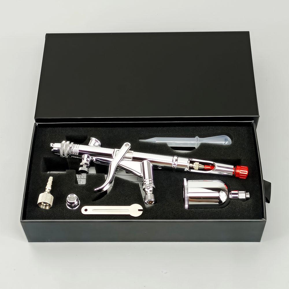 Butterfly Airbrush Spray Pen: 0.5/0.8 Nozzle for Leather, Car, and Furniture Repair