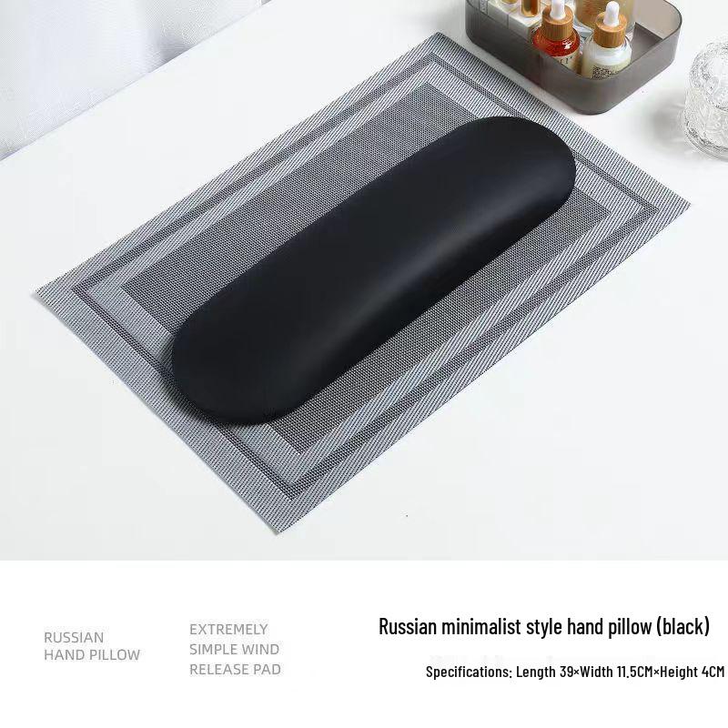 Russian Style Nail Art Hand Rest Set - PU Salon Tools