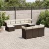 VidaXL Garden Lounge Set with Cushions 10 Pcs, Sofas with Adjustable Feet, Outdoor Furniture Set Patio Terrace, 3250172