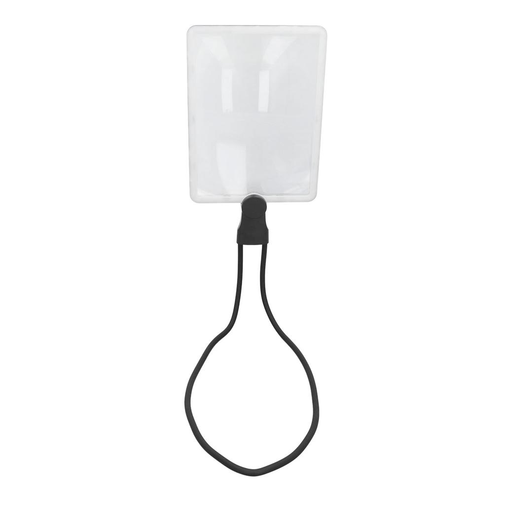 Forstørrelsesglass LED Trådløs Halshengt Leseforstørrer 3X Forstørrelse Svanehals Høy