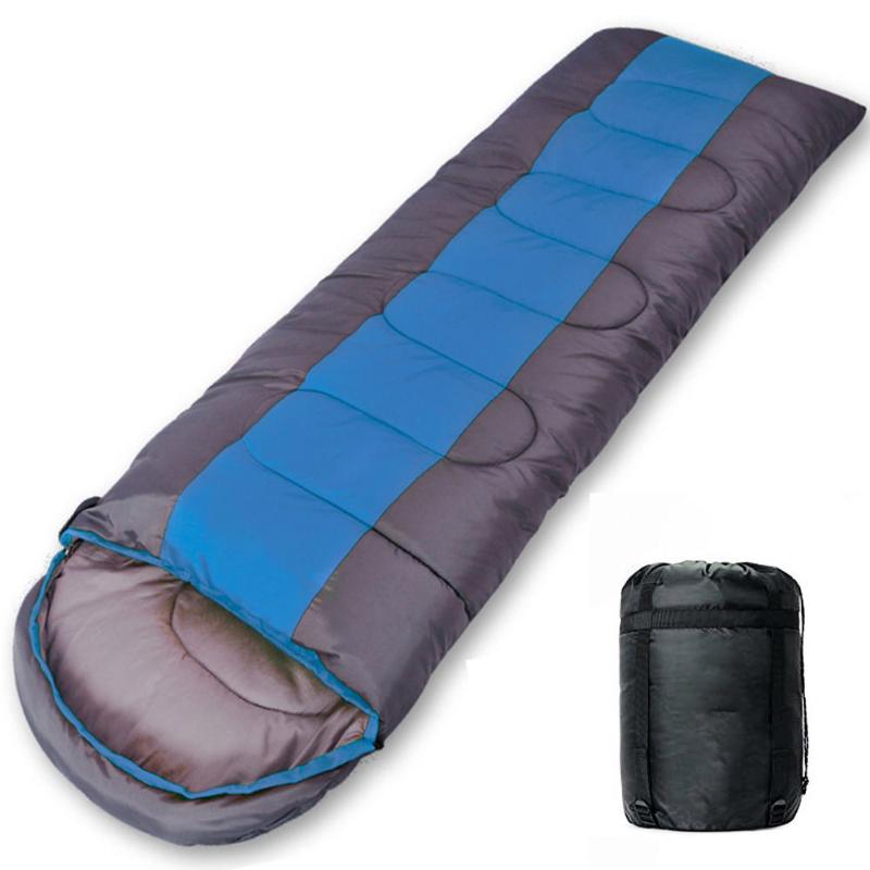 Oem Lightweight 3 Seasons Waterproof Sleeping Bag For Indoor Outdoor Hiking Camping Mummy Envelope Made Durable Polyester Nylon
