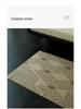 Nordic Style Dustproof Entrance Mat: Double-Layer Woven Polypropylene, Wear-Resistant, Sand-Scraper Hallway Floor Mat.
