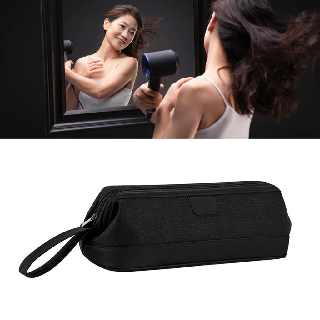 Aufbewahrungstasche für Haartrockner Reise Haartrockner Zubehör Organizer Tasche für Glätteisen Lockenstab Schwarz