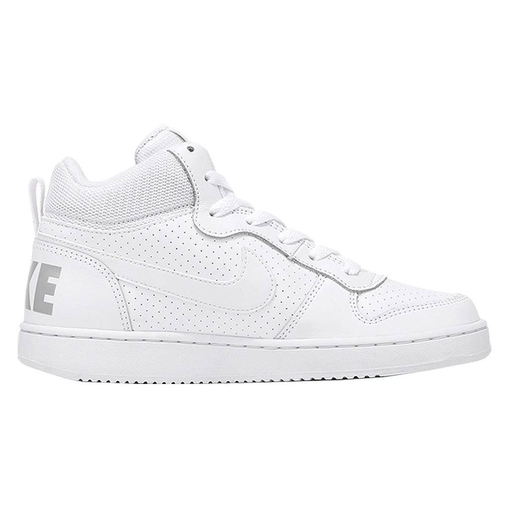 Nike Court Borough Mid 'Summit White Grey' GS 839977-100