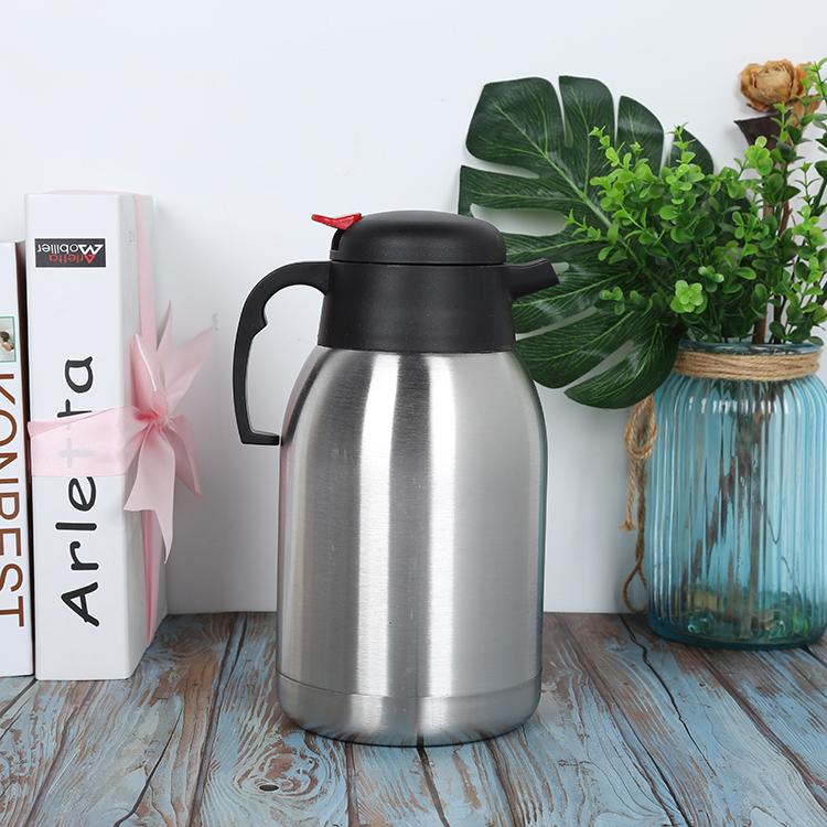 European Stainless Steel Insulated Kettle - Large Capacity Thermos for Hot Water and Tea
