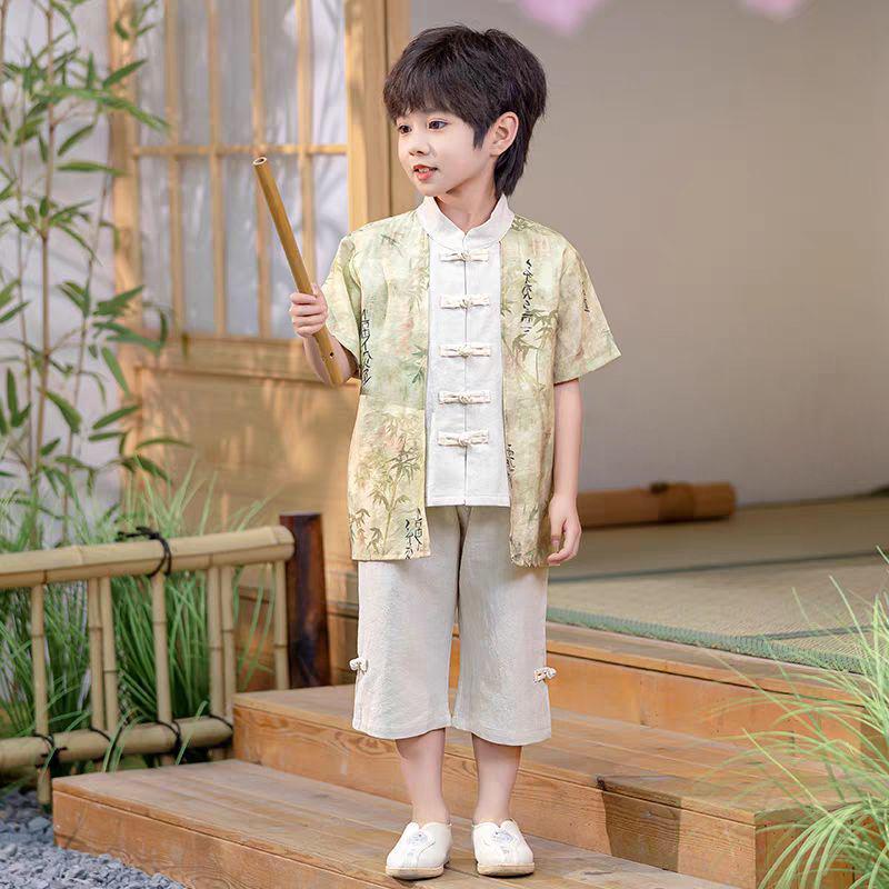 2026 Kids Hanfu: Chinese Style Summer Costume for Boys & Girls, Ideal for June 1st Performances
