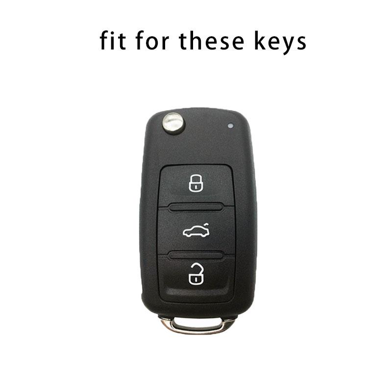 Jade Pattern TPU Car Key Box Cover Protection for Volkswagen Polo Tuhuan Passat B6 B7 Golf 4 5 6 MK6 EOS Jett