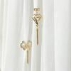Crystal Curtain Decorative Buckle Pin Type Curtain Fixing Buckle Rust-proof and Durable