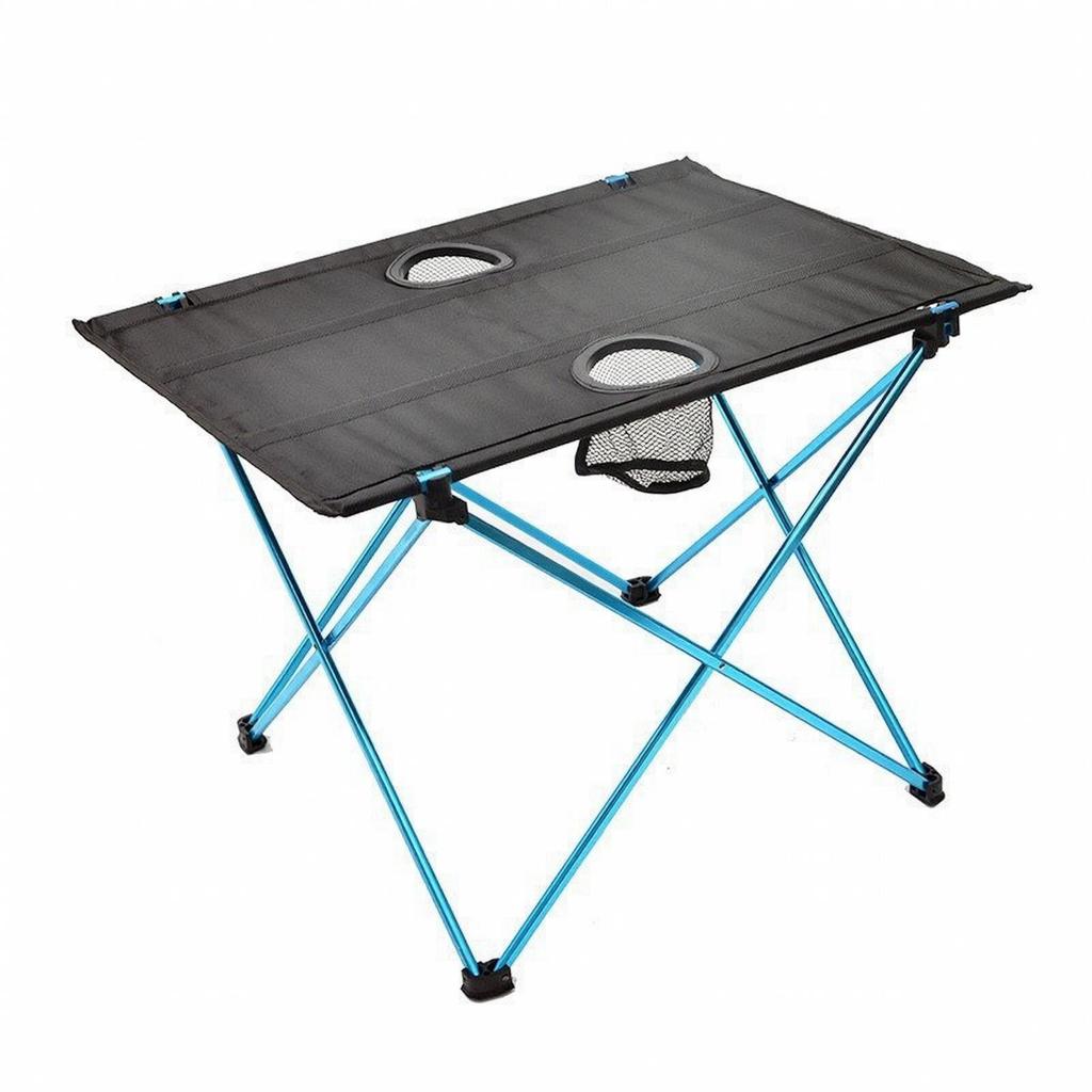 Small Folding Outdoor Table Quick Setup cloth Top with Storage Convenient Packing