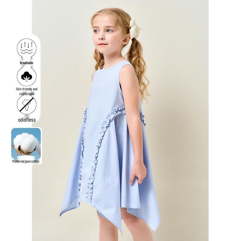 MonTAGUT Girls  Sleeveless Casual Midi Dress 150