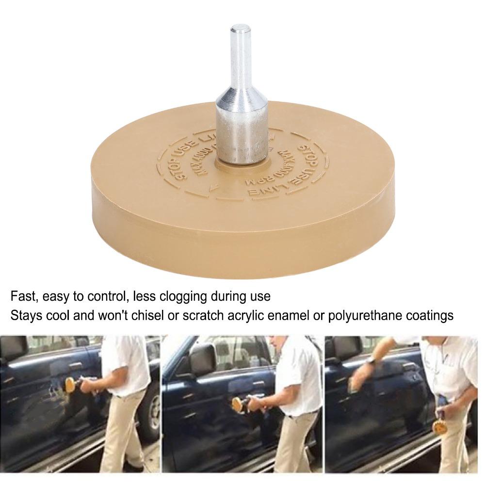 4000RPM Rubber Eraser Wheel Rubber Material Decal Remover Eraser Wheel Pinstripes Removal