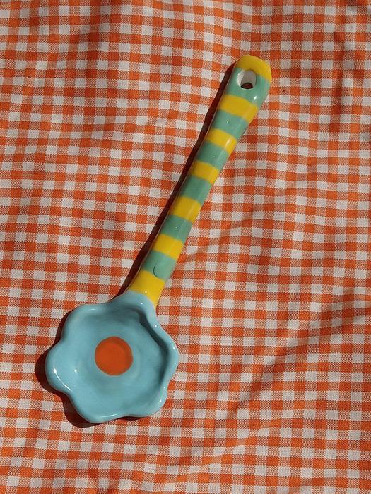 

Deulkkot Ceramic Blue Flower Mint Teaspoon 1 teaspoon blue flower mint