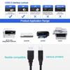 Καλώδιο Εκτυπωτή USB Τύπου B Αρσενικό σε Αρσενικό Καλώδιο USB 2.0 για MacBook HP Canon Epson Dell ZJiang Εκτυπωτής Ετικετών Καλώδιο Εκτυπωτή USB 2.0