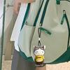 Kawaii Plush Pendant Cute Animal Keychain Soft Fluffy Tsundere Emoticon Bag Charm for Backpack Purse Decompression Toy Gift