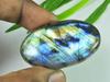 27X45X5MM Multi Fire Labradorite Oval Cabochon Loose Natural Gemstone 93Cts. SK-4005