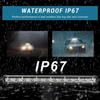 Nifeida 14" Led Light Bar 80W 8000Lm Single Row Led Light Bar Off Road Lights Waterproof Flood & Spot Beam Combo Light For Truck Off Road Pickup SUV