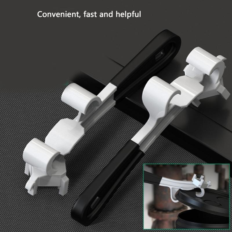 Clé à bonde de fût en aluminium 3 en 1 Ouvre-fût Outil d'ouverture pour fûts de 10 15 20 30 50 55 gallons Accessoires