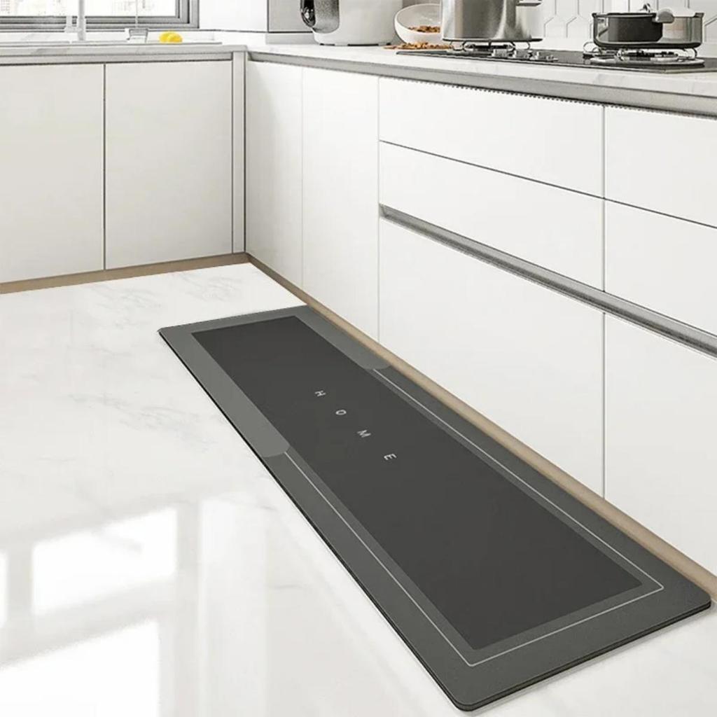 HOMZY Diatomite Mat Kitchen Rug Non-slip Kitchen Long Carpet Super Absorbent Floor Mats Entrance Doormat Carpets for Living Room