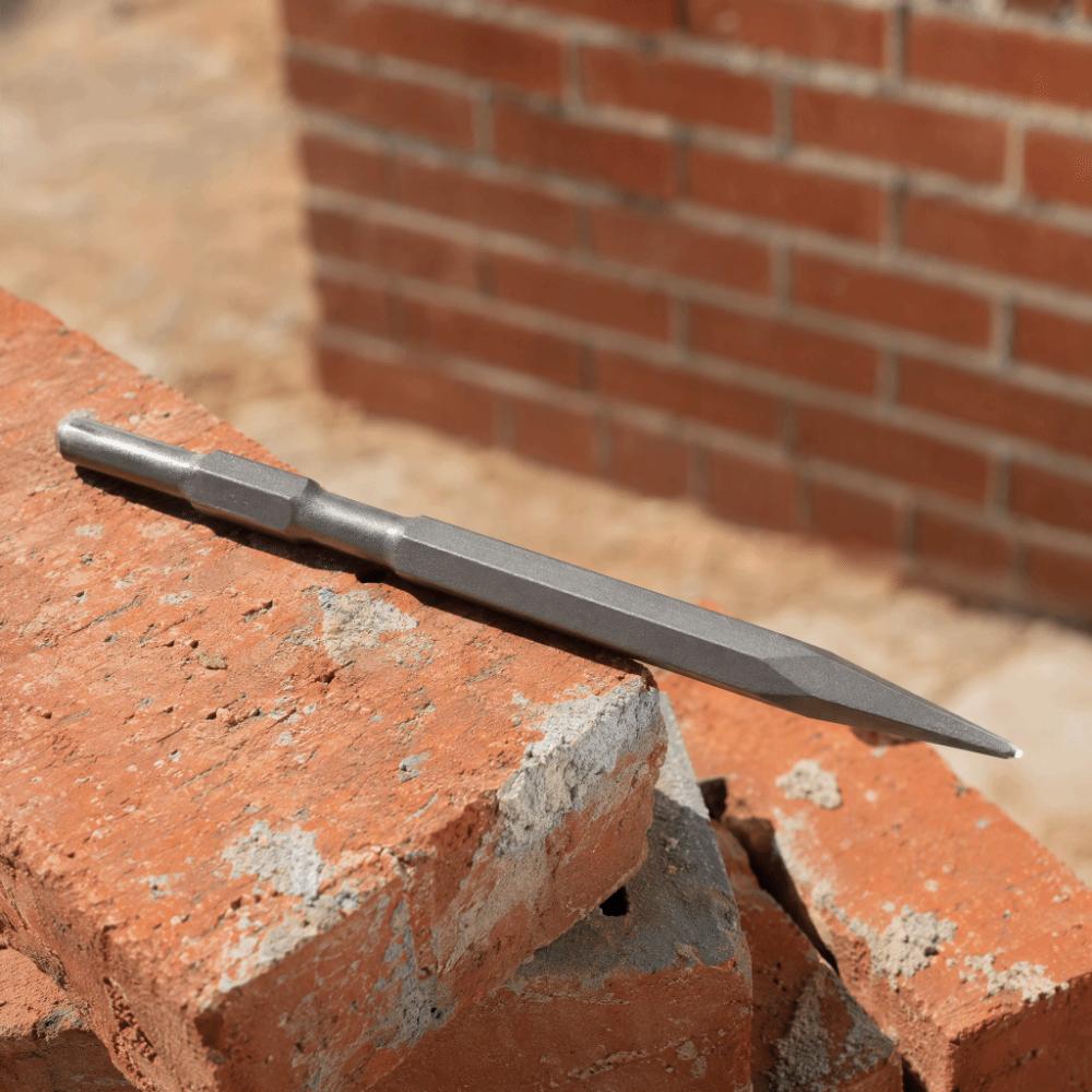 40Cr Alloy Steel Tile Removal Chisel Wide Flat Edge Masonry Chisel Bit For Hammer Drill