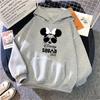Ladies' Disney Vacation Family Sweatshirt 2025 Hooded Print Fashionable Travel Sweatshirt Autumn Pullover Casual Sweatshirt