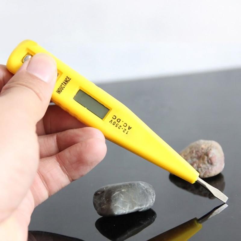 1× LCD Digital AC//DC Voltage Detector Continuity Tester Pen Detector 12-240V