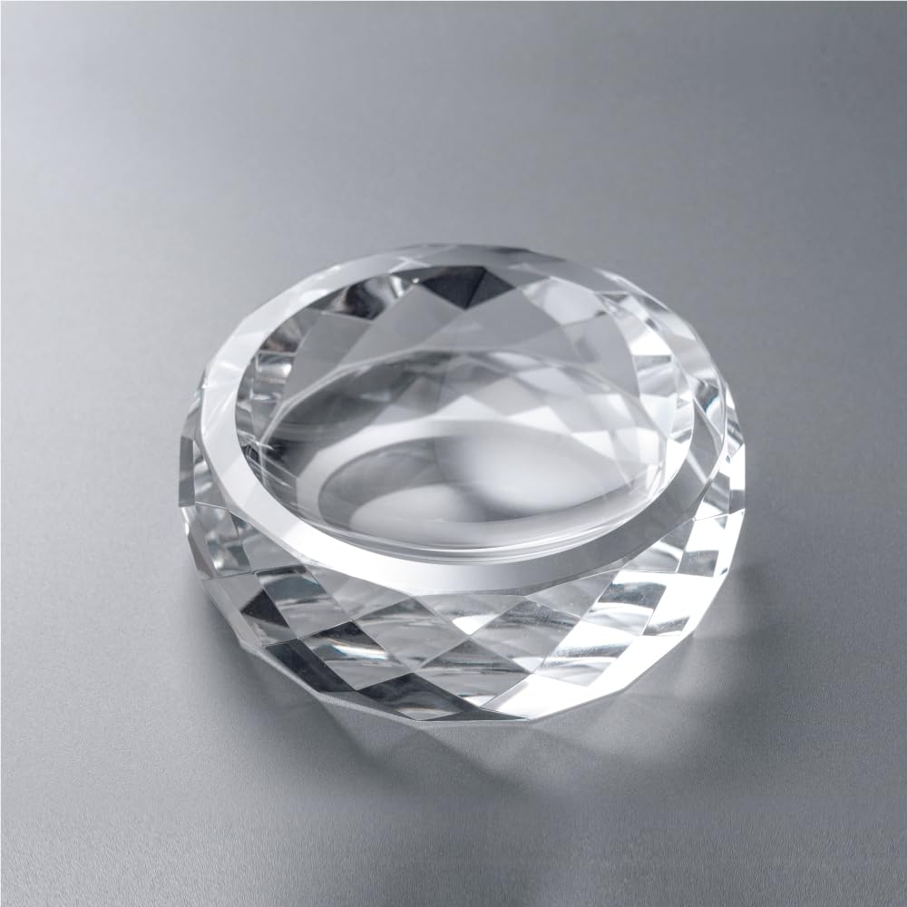 Vega Buddhist Altar Altar, 2.5 inches, Clear, Stylish Crystal Buddhist Altar, Modern Buddhist Altar