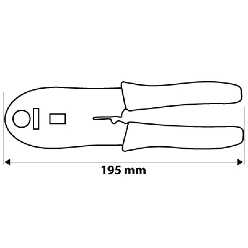 TELEPHONE TIP PLIERS 3 HEADS - T N01-501